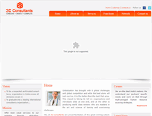 Tablet Screenshot of 3cconsultants.net